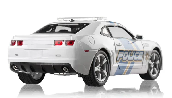 Neues Elegantes Polizeiauto Isoliert Auf Weißem Hintergrund — Stockfoto