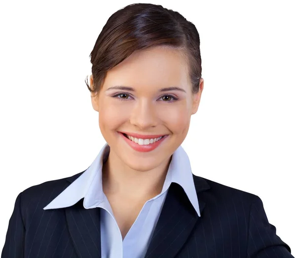 Portret młodej bizneswoman — Zdjęcie stockowe