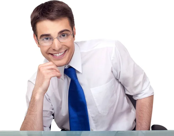 Young handsome businessman — Stock Photo, Image