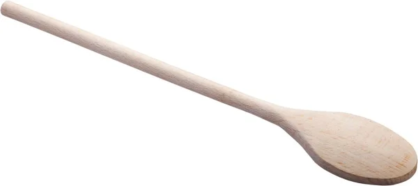 Single wooden spoon — Stock Photo, Image