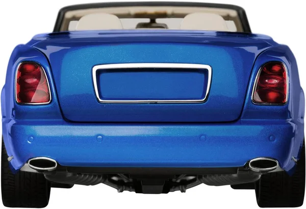 Nieuwe elegante blauwe auto — Stockfoto