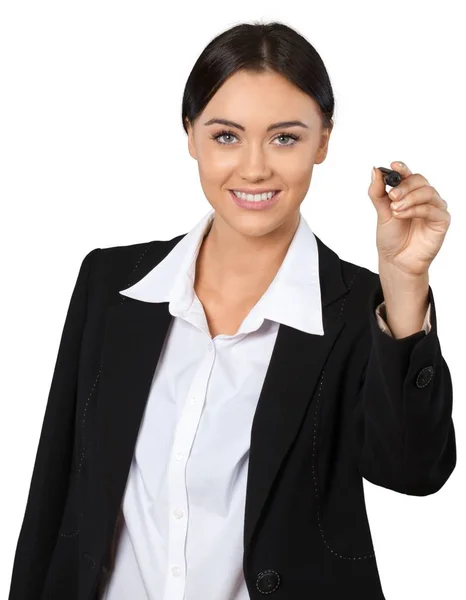 Retrato de una joven empresaria —  Fotos de Stock