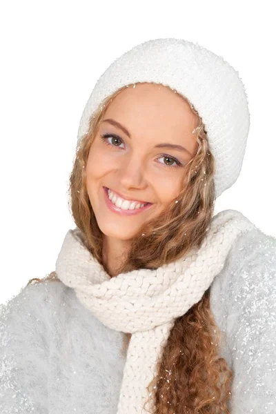 Young woman in winter clothes — Stock Photo, Image