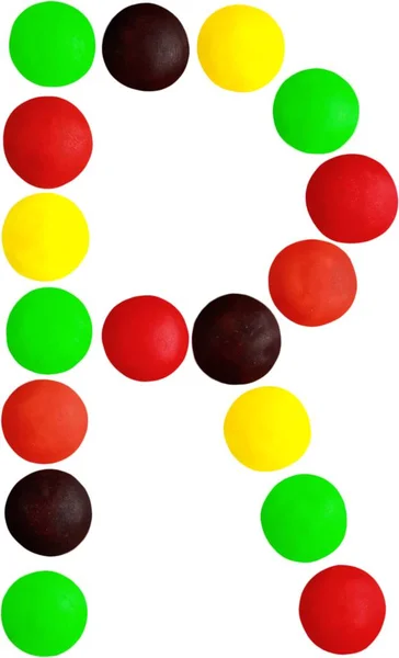 Nahaufnahme Foto Von Farbigen Kreisen Isoliert Auf Weißem Hintergrund — Stockfoto