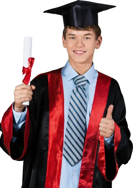 Porträtt av student man — Stockfoto