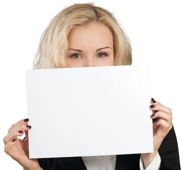 Retrato de una joven empresaria — Foto de Stock