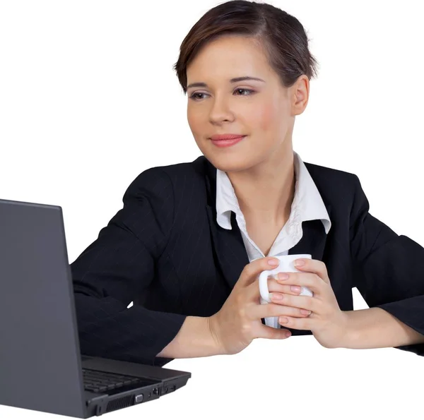 Retrato de una joven empresaria —  Fotos de Stock