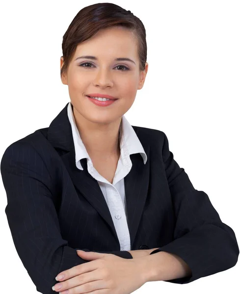 Portret van een jonge zakenvrouw — Stockfoto