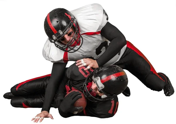 Fußballer mit dem Ball — Stockfoto