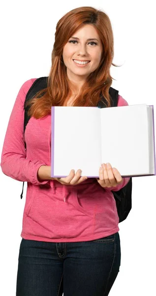 Pretty young woman student — Stock Photo, Image