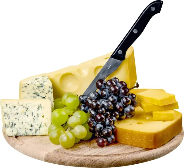 Hromadu nejrůznějších sýrů — Stock fotografie