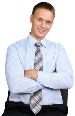 genç yakışıklı işadamı