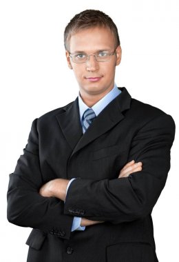 genç yakışıklı işadamı