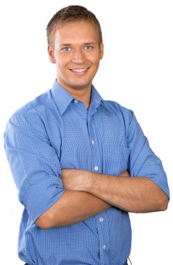 genç yakışıklı işadamı