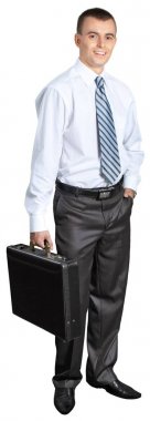 genç yakışıklı işadamı