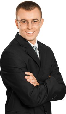 genç yakışıklı işadamı