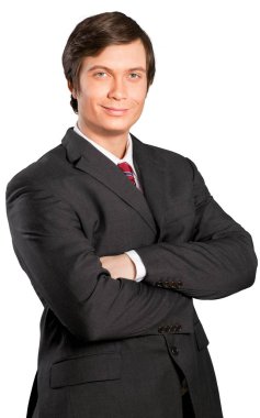 genç yakışıklı işadamı