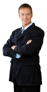 genç yakışıklı işadamı