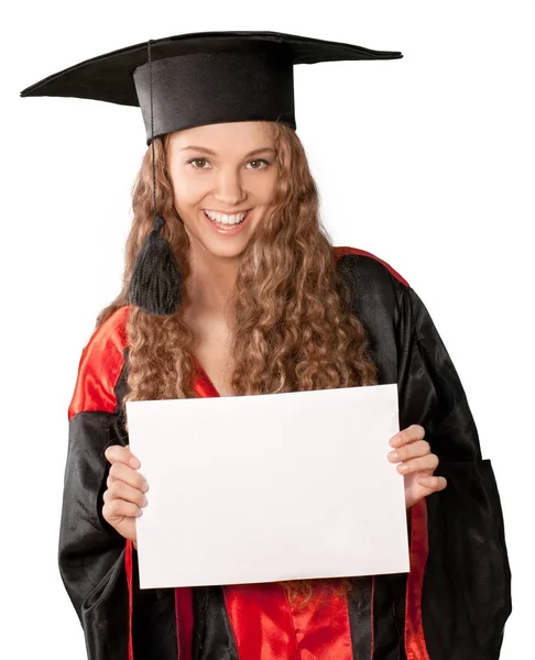 Pretty young woman student — Stock Photo, Image