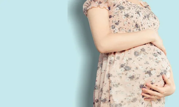 Słodkie kobiety w ciąży — Zdjęcie stockowe