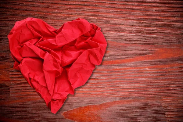 Red Bright Heart Background — Stock Photo, Image