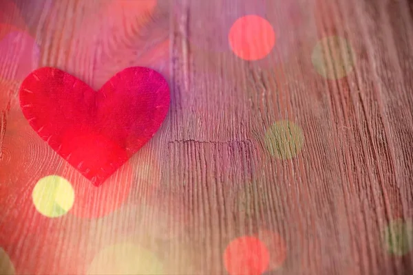 Red Bright Heart Background — Stock Photo, Image