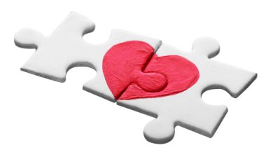 Mavi puzzle parçaları 