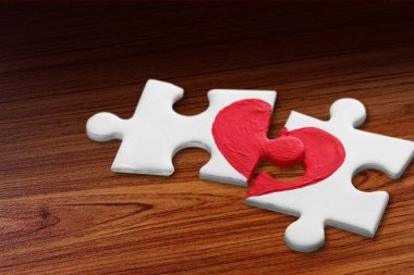 Mavi puzzle parçaları 