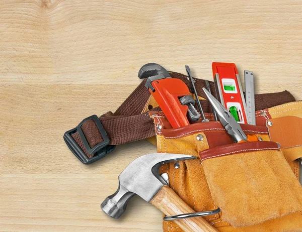 Correa de herramientas con herramientas — Foto de Stock