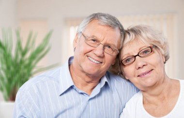 Yaşlı bir çiftin portresi