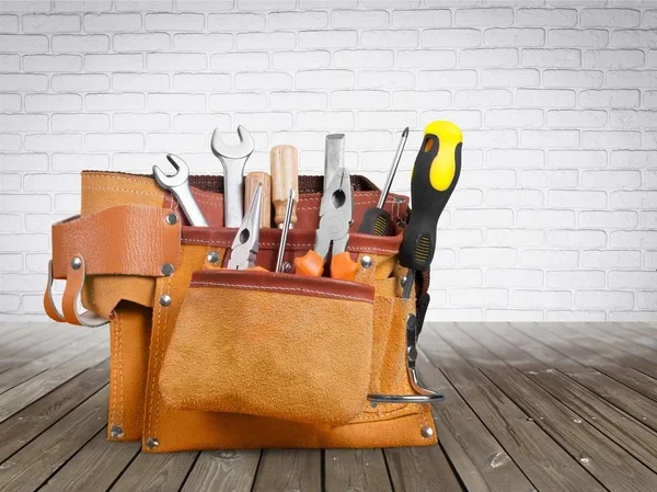 Tool belt with tools — Stock Photo, Image