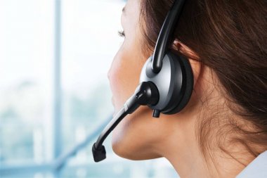 Genç iş kadınının portresi