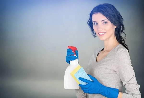 Portrait Young Brunette Woman — Stock Photo, Image