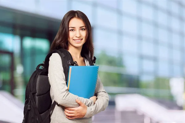 Pretty young woman student — Stock Photo, Image