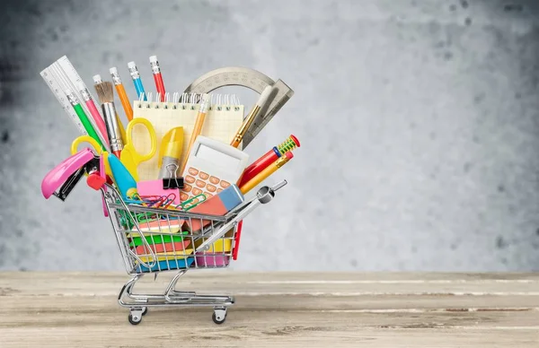 School stationery composition — Stock Photo, Image