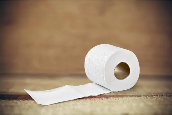 Roll Toilet Paper Tissue — Stock Photo, Image