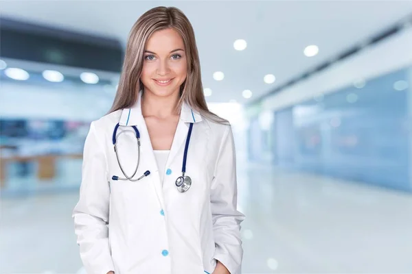 Attraente giovane donna medico — Foto Stock