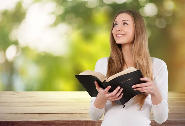 Portrait of young cute woman Stock Picture