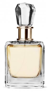 yalıtılmış bir şişe parfüm