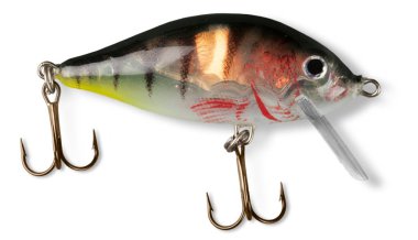 Wobbler beyaz arka plan üzerinde. Suni yem