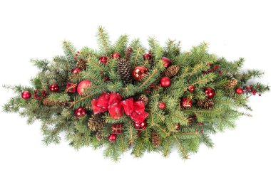 Arka plan üzerinde Noel şenlikli süslemeleri