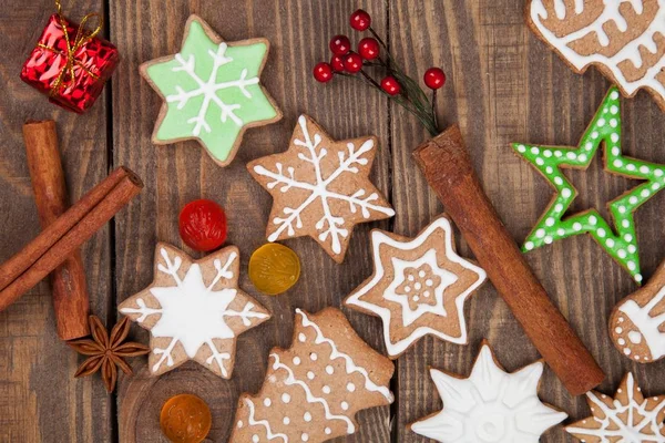 Gingerbread homemade cookies — Stock Photo, Image