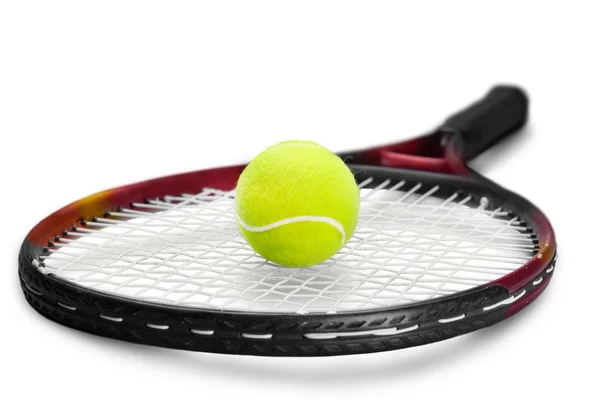 Tennisschläger isoliert — Stockfoto