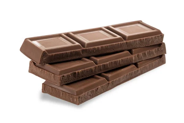 Trozos de delicioso chocolate —  Fotos de Stock