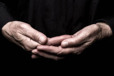 İnsan elinin görüntüsünü kapat