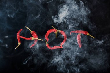 Arka planda Chili Peppers