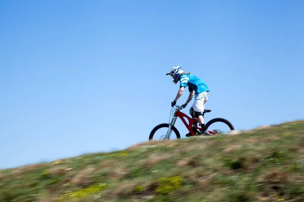 Гірський Велосипед Фоні Гір — стокове фото