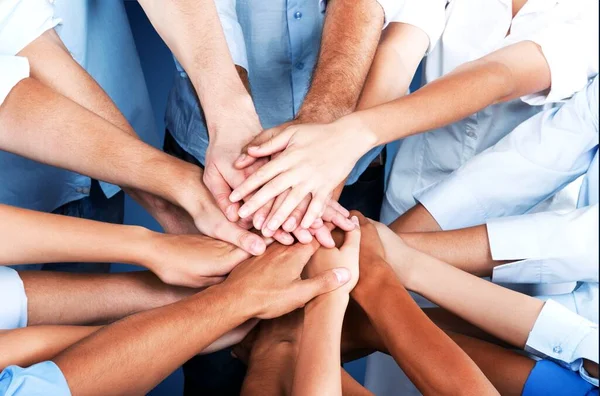 Human Hands Showing Unity — Stock Photo, Image