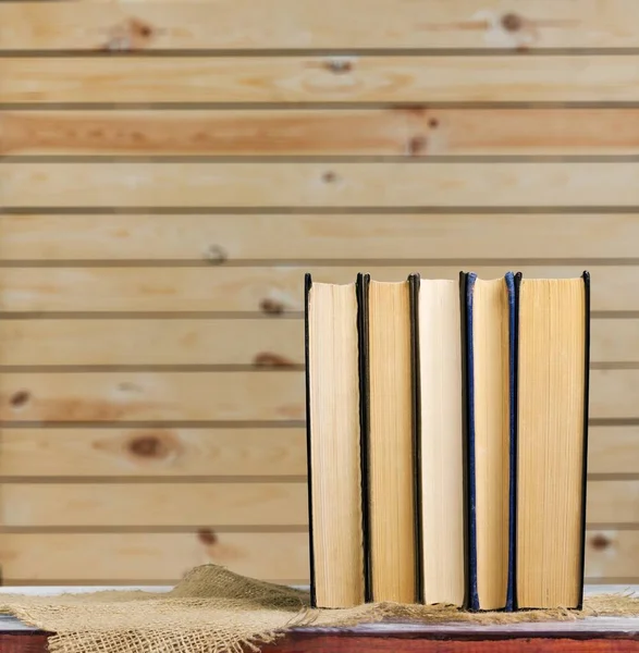 stack of books isolated on background