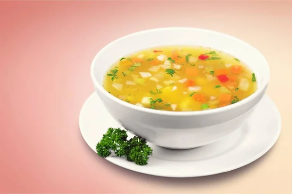 Vegetable Soup Background — Stock Photo, Image